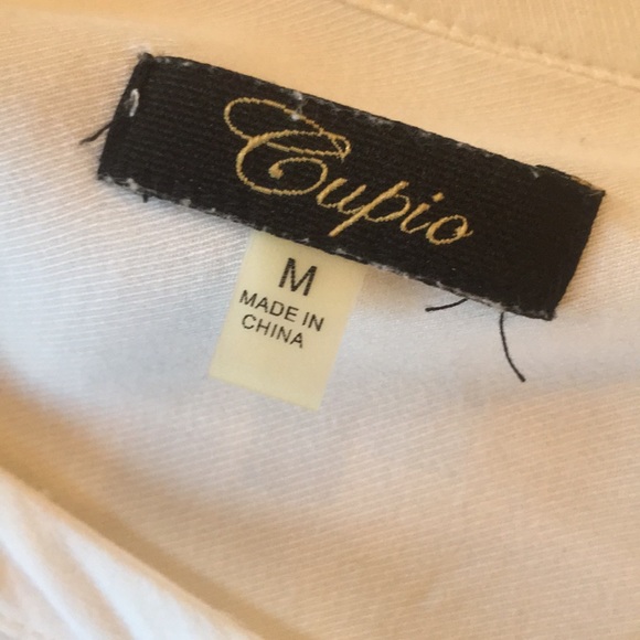 Cupio White Blouse in Medium - Picture 10 of 12